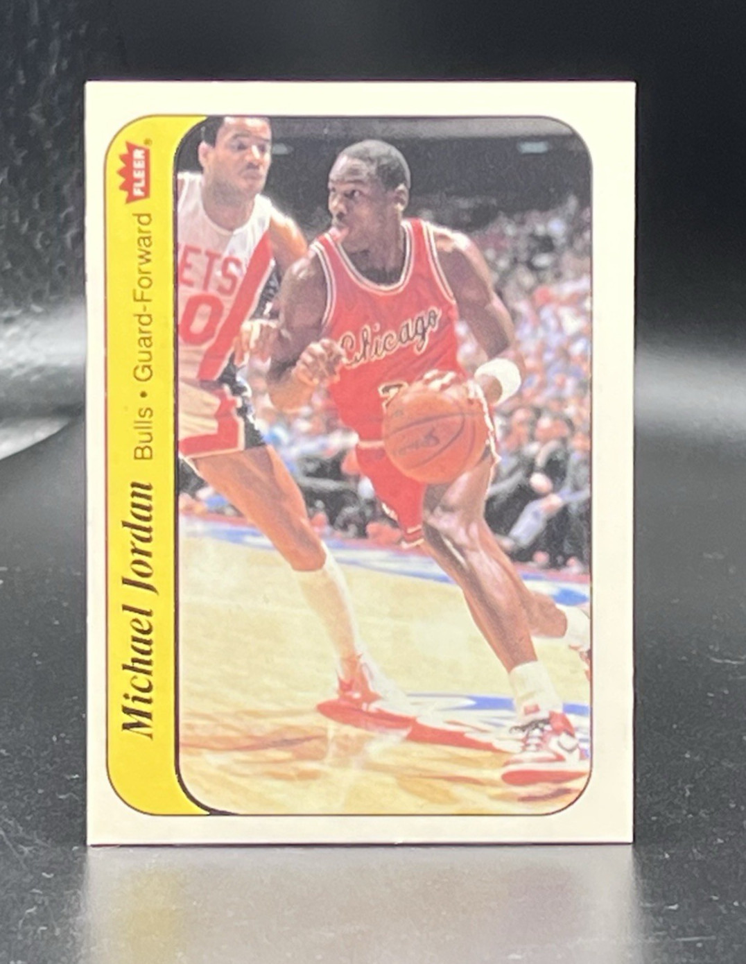 MICHAEL JORDAN RC 1986 Fleer Sticker #8 Chicago Bulls Rookie