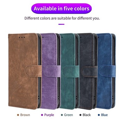 Luxury Retro Leather Wallet Stand Card Slots Cover Case For Tecno Spark 50 4G