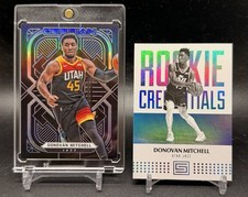 2017-18 Panini Status Rookie Donovan Mitchell And 2021 Obsidian Donovan # /99