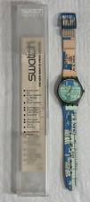 Orologio Swatch Metroscape GN109 1990 dell'artista Mendini vintage in custodia