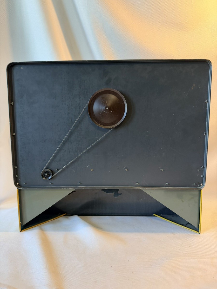 Vintage Marx Wind Up Tin Toy Dart Gun Target Mechanical Shooting