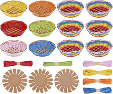 12 Set Basket Weaving Kit Introductory Sewing for Beginners Creative Woven Bowl