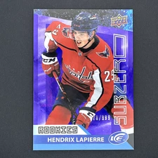 2021-22 Upper Deck Ice - Sub Zero Rookie /999 Hendrix Lapierre #SZ-46 Rookie RC