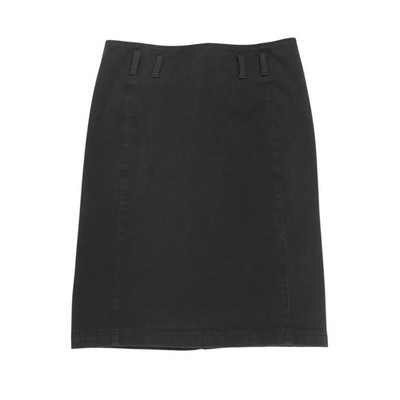 Prada Linea Rossa Midi Skirt Size IT 38 US Size 4 Light/Faded Black Twill