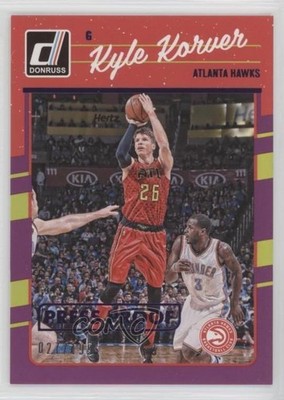 2016-17 Panini Donruss Press Proof Purple 27/199 Kyle Korver #38 0v9