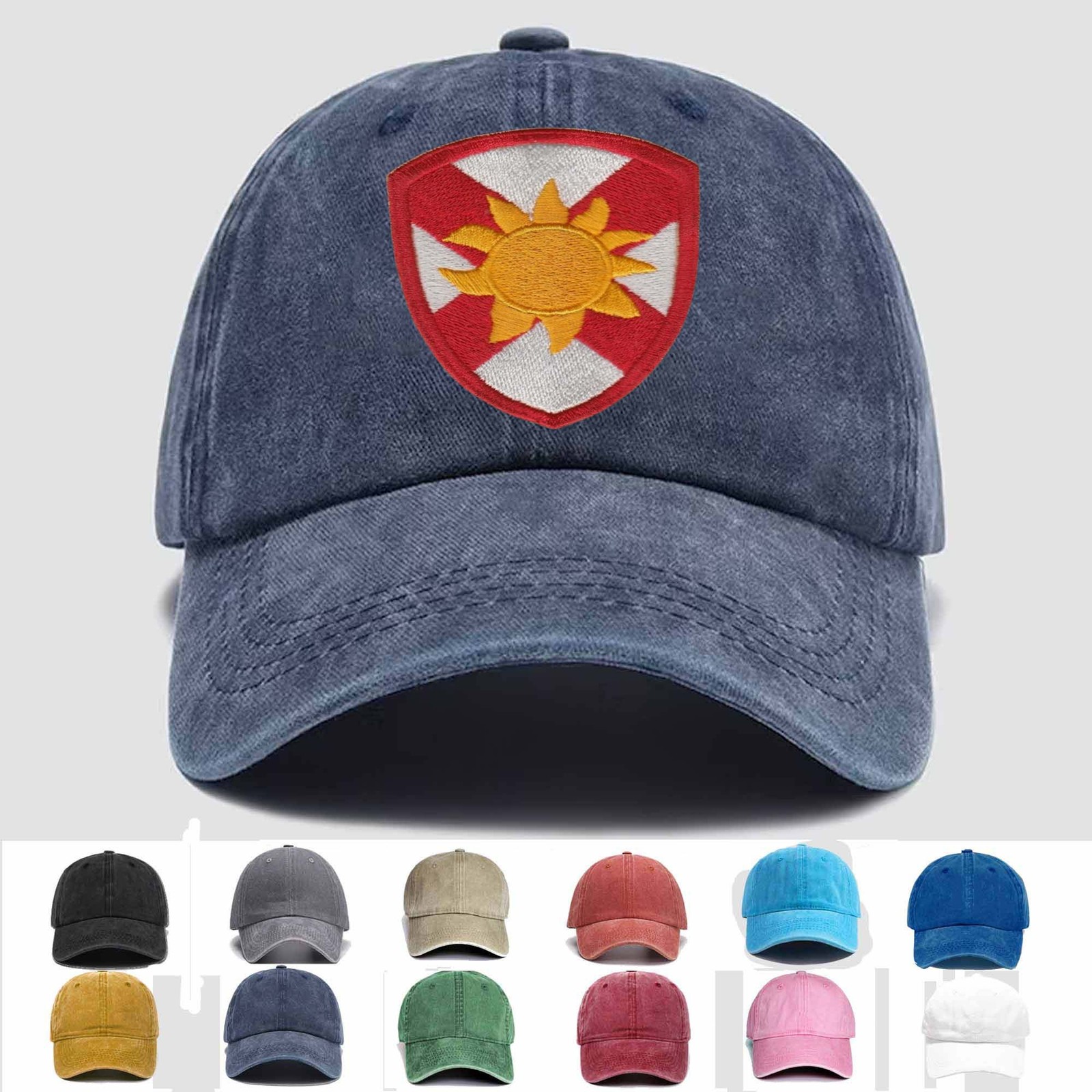 Custom Embroidered Hat USA 55th Headquarters Command, Trucker Hat, Gift Idea