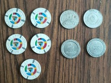 TRUMP Taj Mahal Sands Caesars Palace Casino Resorts International Coins Tokens