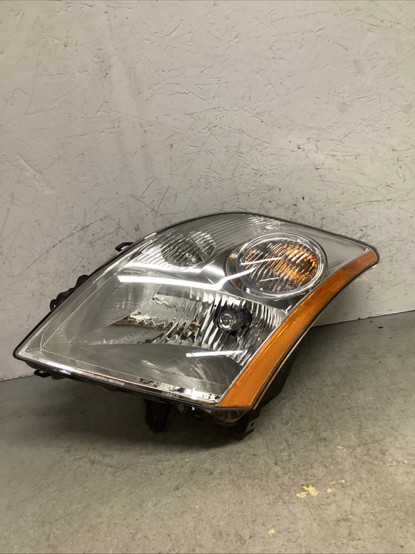2007 2008 2009 Nissan Sentra LEFT LH DRIVER SIDE HEADLIGHT OEM HALOGEN CHROME