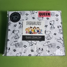 2020 Berkshire Peanuts Snoopy Queen Sheet Set H