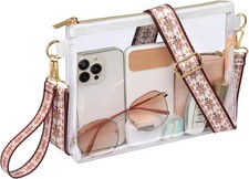 Clear Bag for Stadium Events - Clear Purses for Women Stadium Crossbody, Concert