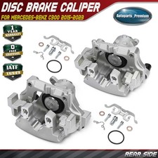 Pair Rear Left Right Brake Calipers W Bracket For Mercedes-benz C300 15-23