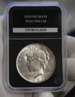 1923 US Peace Silver Dollar $1 Unc in PCS Slab
