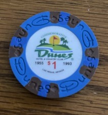 Dunes Casino Chips In Collectible Poker Chips for sale | eBay