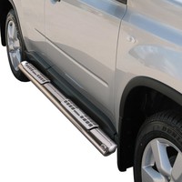 Edelstahl Seitenschweller Schwellerrohre FüR Nissan X-Trail 2007-2010 Silber