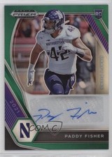 2021 Panini Prizm Draft Picks Green Paddy Fisher #DPA-PAD Auto 15av