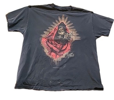 Gabriel Frias Authentic Skelton Tools Shirt 2XL Rare 2012 Deep Blue Graphix