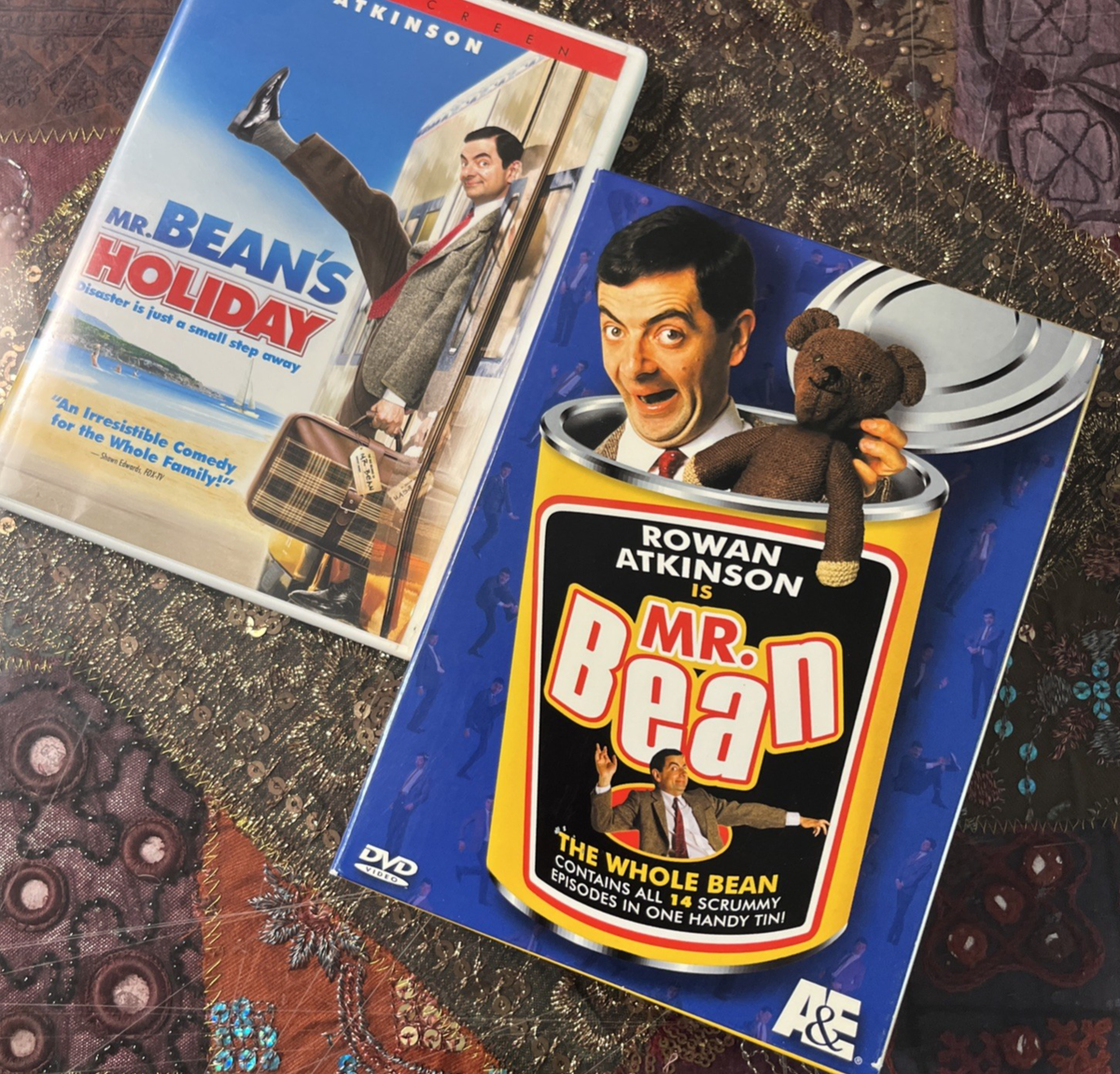 RARE & OOP Rowan Atkinson Mr Bean Bean's Holiday DVD Whole Bean