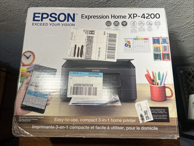epson xp 4200 printer new open box! Tested Working
