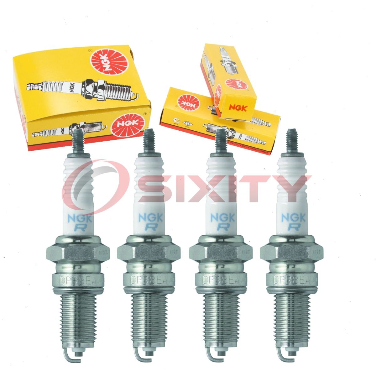 4 pc NGK 91320 DPR7EA-9 BLYB Standard Spark Plugs for XR7LDC XR5DC X5DC nw