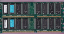 2GB 2x1GB PC3200 LIFETIME MEMORY PRODUCTS IH66119 DDR-400 RAM KIT DDR1 PC-3200