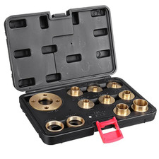 11Pcs Woodworking Router Bushing Guide 10-30Mm Copper Premium Router Guide Bush