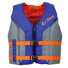 Onyx Shoal All Adventure Youth Life Jacket - Blue 121000-500-002-26 UPC 04331...