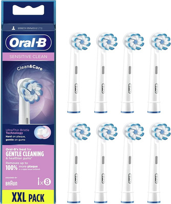 Oral-B Sensi Clean Ultrathin Electric Toothbrush Heads Replacement 8 Refills