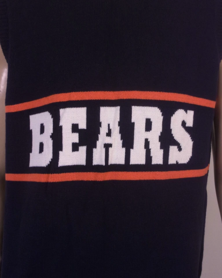 Chaleco Suéter Sin Mangas De Colección Usado en Excelente Condición Comida Chatarra Chicago Bears Mike Ditka NFL Talla XL Foto 2 de 4