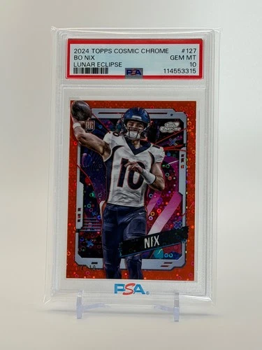 2024 Topps Cosmic Chrome - BO NIX  Lunar Eclipse  /10  -  PSA 10    Pop 3