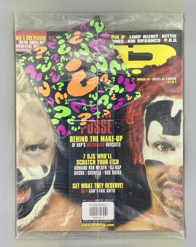 Insane Clown Posse Alternative Press AP #149.1 12/00 Sealed W/ Promo CD Bizaar