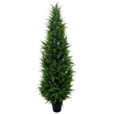Topiary Tree Cypress Cedar Green 150cm UV Resistant Outdoor Artificial Realistic