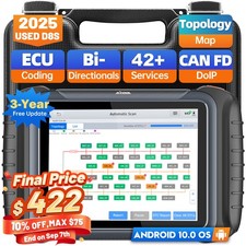 USED XTOOL D8S Bidirectional OBD2 Scanner Ful...