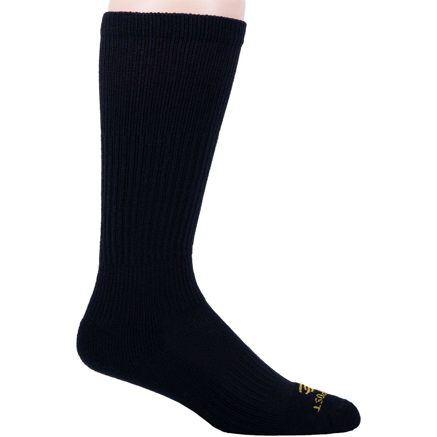Men's Dan Post Black Over the Calf Boot Socks Size 7-10 1/2