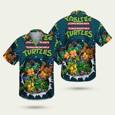 Teenage Mutant Ninja Turtles Inside Me Pattern Hawaiian Shirt