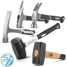 STAHLWERK Hammer Set Fäustel Klauenhammer Ma...