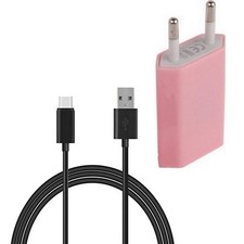 Caricabatterie Caricatore Usb Cavo Type-c 1a 5w Pink Per Apple Iphone 17e Air