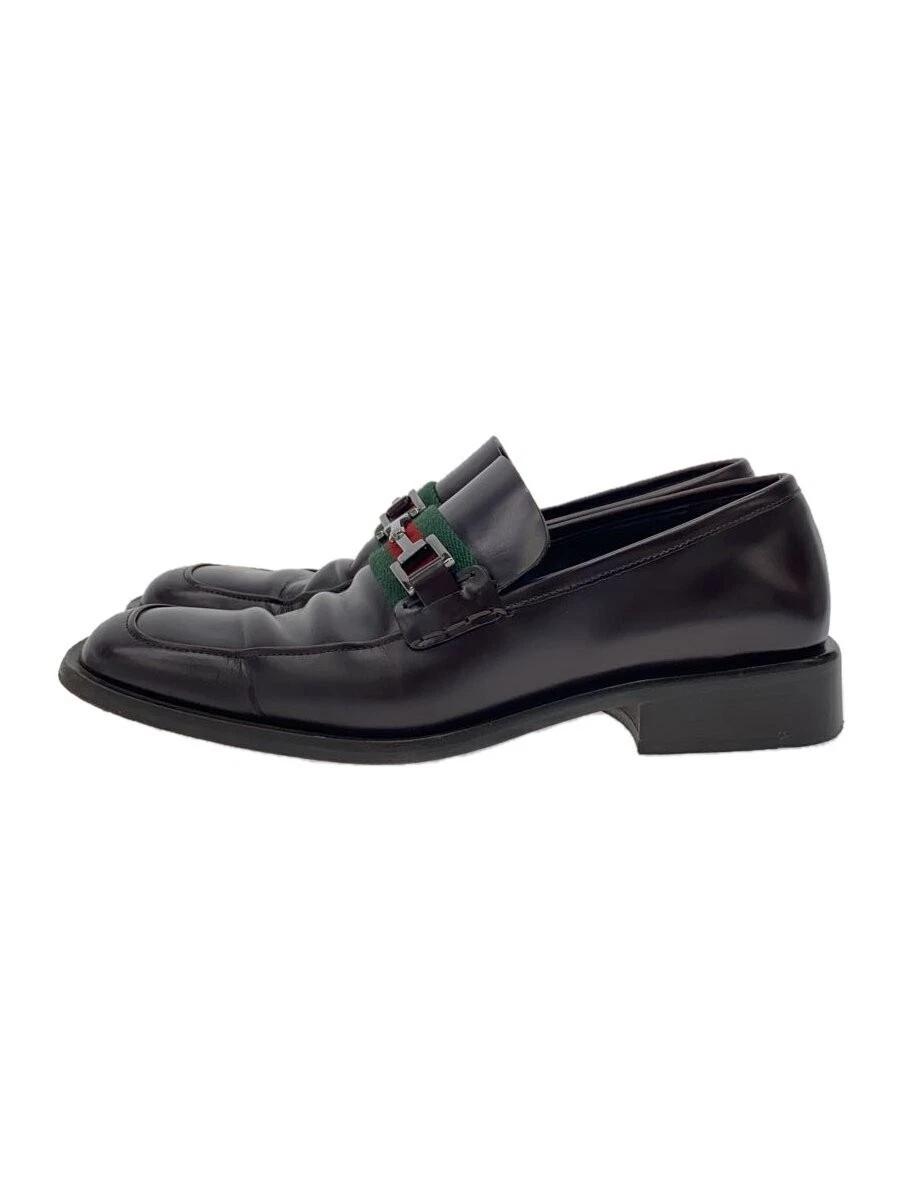 Chaussures habillées cuir Gucci 37 marron semelle éraflée occasion