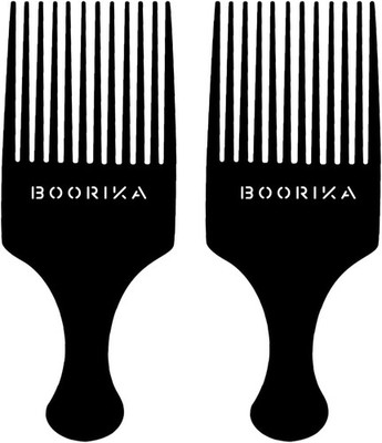 Afro Hair Pi b for Women & Men, 7.5 In Smooth Sturdy Wide