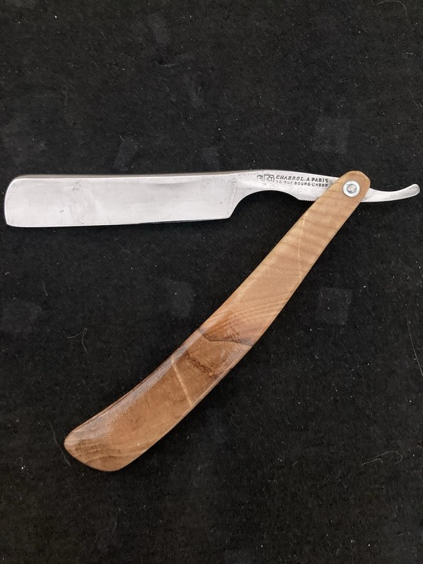 JRM - Vintage French Straight Razor | Chabrol A Paris | French Ash | Shave Ready