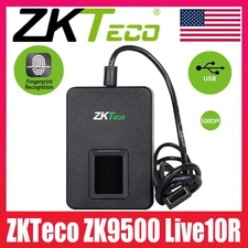 Zkteco ZK-Live10R USB Biometric Fingerprint Reader Scaner Sensor ZK9500 US STOCK