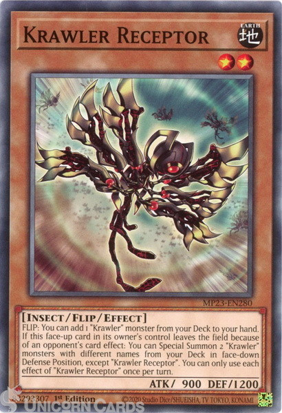 MP23-EN280 Krawler Receptor :: Common 1st Edition YuGiOh Card