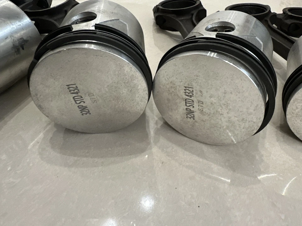 Juego de anillos de pistón Chrysler Windsor Series 1946-1949 potencia sellada 32NP ESTÁNDAR Foto 4 de 4