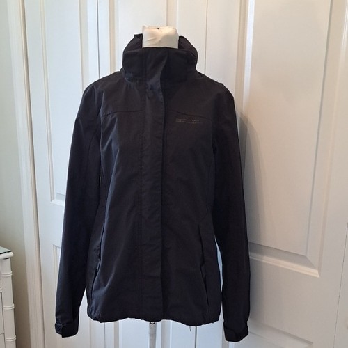 Mountain Warehouse Womens Exodus Black Waterproof Shell Windbreaker Jacket S-6