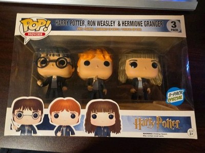 Funko Pop! Vinyl: Harry Potter - 3 Pack - Harry, Ron & Hermione