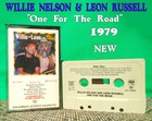 Willie Nelson & Leon Russell  "One For The Road"  ©1979 Cassette ♬ New Condition — photo 1