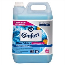 Comfort Fabric Softener Blue Skies Concentrated Laundry Clothes 200 Washes 5L