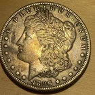 1896 O Tone Morgan Silver Dollar High Value!! XF