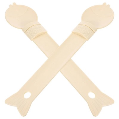 2Pcs Pet Feed Spoon Ergonomic Dog Cat Wet Food Scoop Treat Feeder Foodgrade Mate