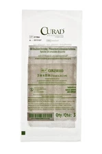 CURAD Sterile Non-Adherent Oil Emulsion Gauze Dressing, 3" x 3 Inch by 8 