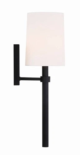 Crystorama Bromley 18 1/4" High Black Forged Wall Sconce - Picture 3 of 9